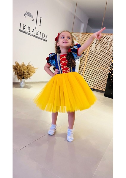 Renkli Pamuk Prenses Kostümü, Masal Teması, Çocuklar Için Eğlenceli Giyim fiyatları