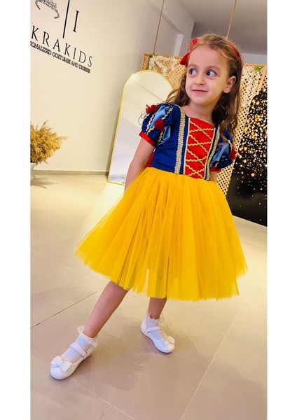 Renkli Pamuk Prenses Kostümü, Masal Teması, Çocuklar Için Eğlenceli Giyim modelleri