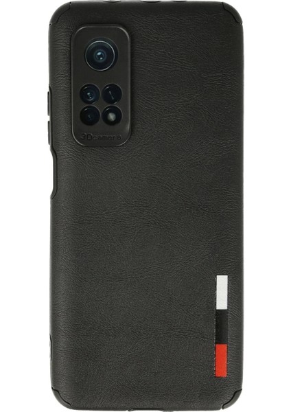 Xiaomi Mi 10T Kılıf Loop Deri Silikon - Siyah