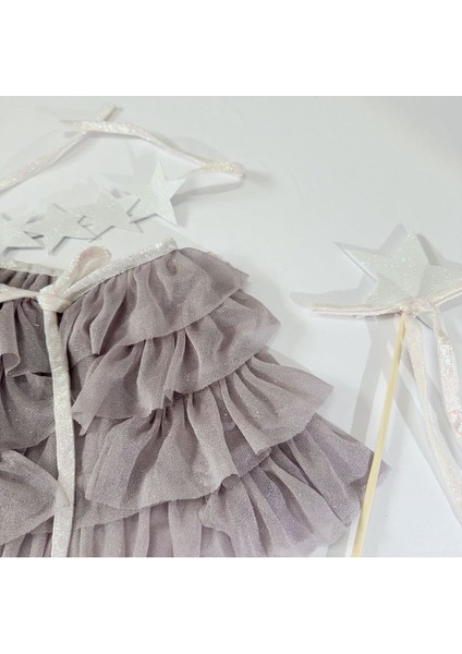 Mor Kat Kat Kısa Pelerin ve Taç Seti, Hayal Gücünüzü Tamamlar. modelleri