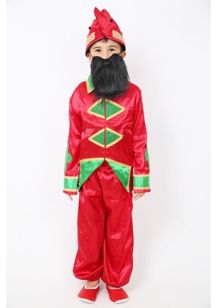 Çocuklar Için Renkli Karagöz Temalı Kostüm, Eğlence ve Oyuna Uygun Kıyafet