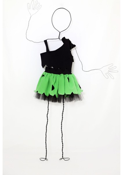 Yeşil Çakıl Kısa Kollu Şık Kostüm indirimleri