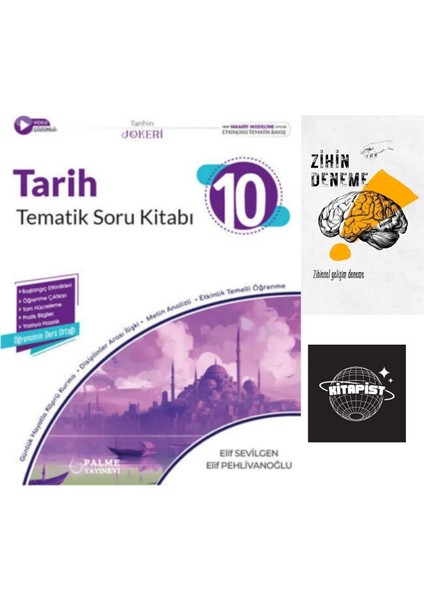 Palme 10.sınıf Tarih Soru Bankası YENİ+ZİHİNDENEME-KR108