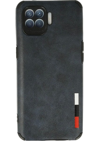 Oppo Reno 4 Lite Kılıf Loop Deri Silikon - Lacivert