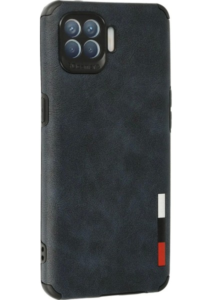 Oppo Reno 4 Lite Kılıf Loop Deri Silikon - Lacivert modelleri