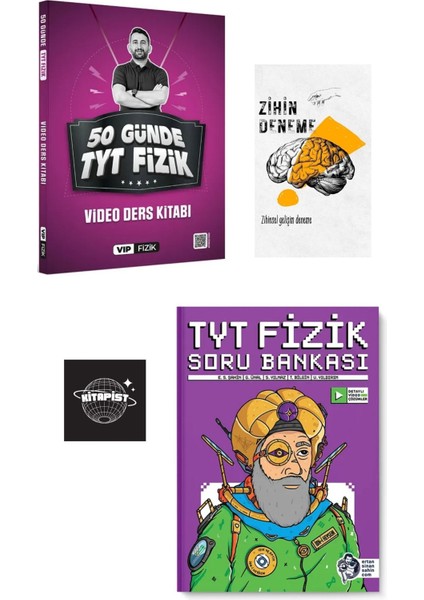 Tyt Fizik Video Ders Kitabı ve Soru BANKASI+ZİHİNDENEME-KR202
