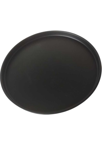 Siyah Metal Tepsi Seti, Sunum ve Kahvaltı Için Şık ve Kullanışlı 3'lü Set