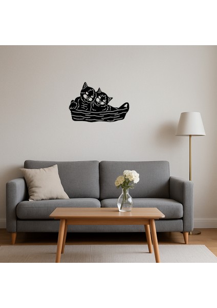 Sepetteki Iki Kedi Tablosu - CPT106109-3912 fırsatları