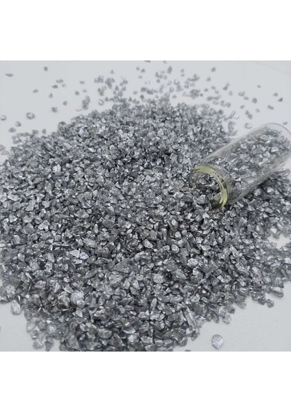 Çok Renkli Cam Kırığı Tasarım Süsleme Öğesi, Dekoratif ve Şık Parça