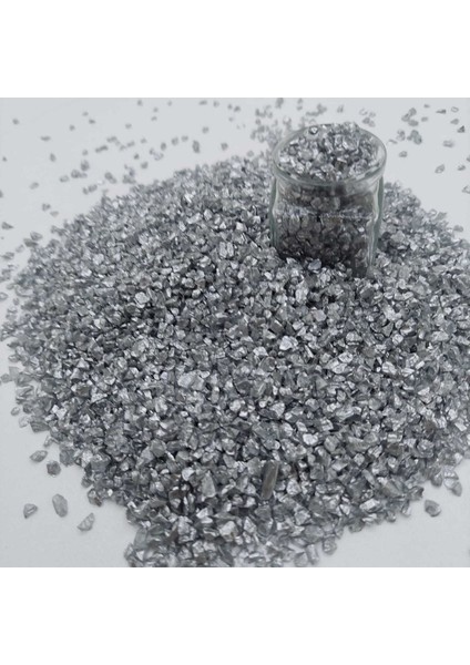 Çok Renkli Cam Kırığı Tasarım Süsleme Öğesi, Dekoratif ve Şık Parça