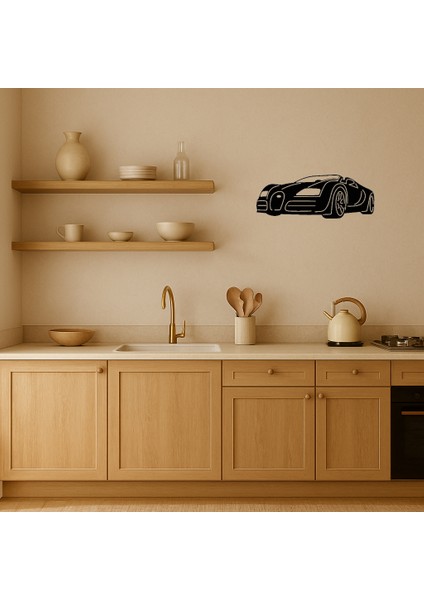 Minimalist Araba Çizimli Mdf Dekoratif Tablo - CPTD6797-6512 fiyatları