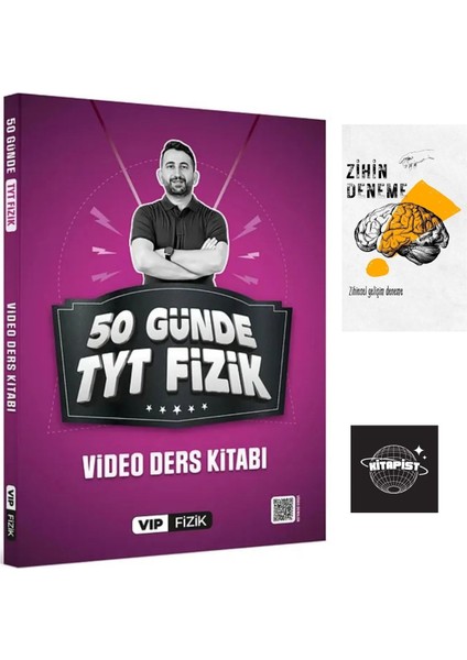 Tyt Fizik 50 Günde Tyt Fizik Video Ders KİTABI+ZİHİNDENEME-KR495