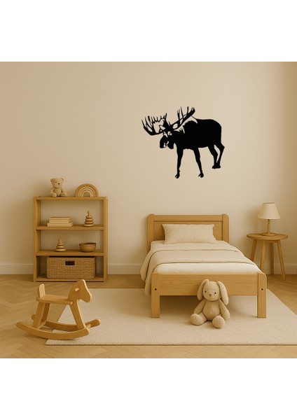 Modern Geyik Silueti Tablo - CPT106052-2576 modelleri