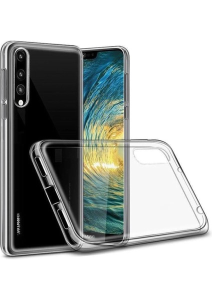 Huawei P30 Lite Kılıf Lüx Şeffaf Silikon