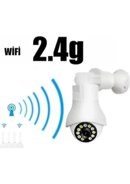Akıllı Iç Mekan Kamerası 2.4 Wifi Çift Lens Bebek Kamerası / Ofis / Ev Için Mikrofonlu Wi-Fi Kamera indirimleri