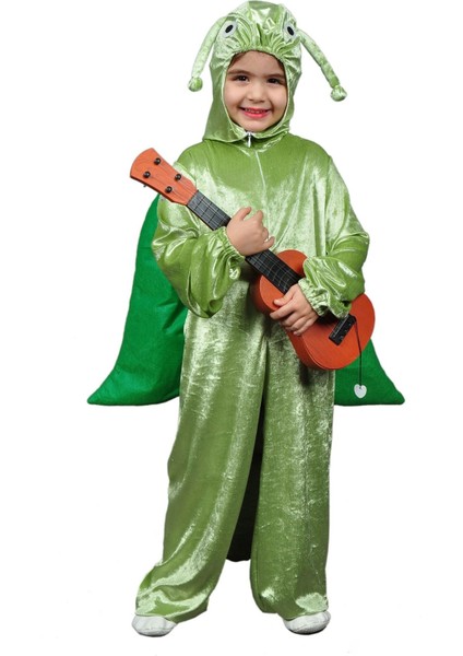 Erkek Çocuk Yeşil Ağustos Böceği Kostümü, Eğlenceli ve Rahat Giyim Alternatifi