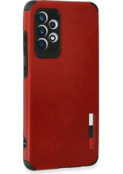 Samsung Galaxy A72 Kılıf Loop Deri Silikon - Kırmızı modelleri