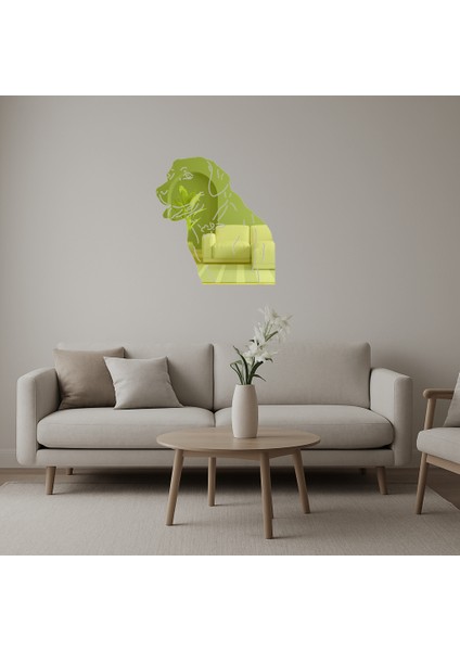 Sevimli Köpek Yüzü Duvar Sanatı - CPTD9604-7762