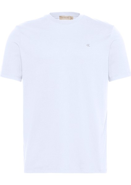 Calvın Kleın Ss Smooth Cttn Solıd Crewnk Tee T-Shirt