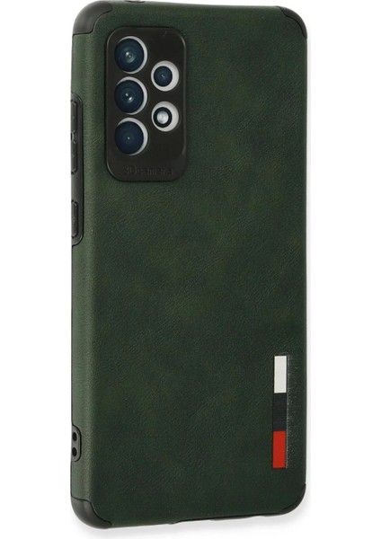 Samsung Galaxy A72 Kılıf Loop Deri Silikon - Yeşil modelleri