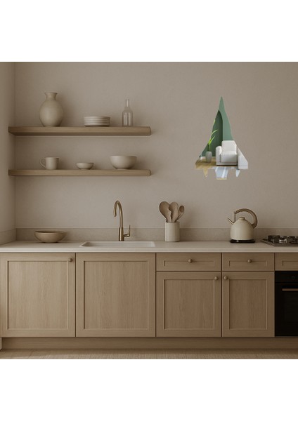 Geometrik Uçak Figürlü Duvar Sanatı - CPT108132-7757 modelleri