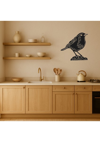 Vahşi Kuş Temalı Mdf Duvar Dekoru - CPT101003-4808 fiyatları