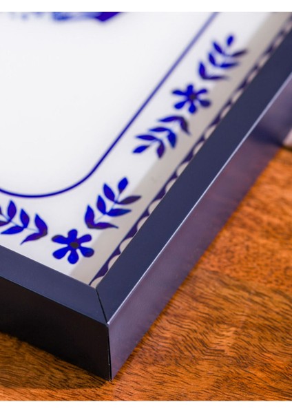Renkli ve Şık Karışık Baskılı Dekoratif Tepsi 33X33 cm fırsatları