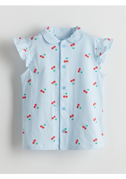 Yeni Sezon Kiraz Baskili Kiz Bebek Sortlu Pijama Takim - S5EA73Z1 fiyatları