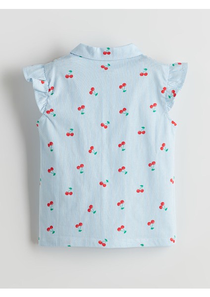 Yeni Sezon Kiraz Baskili Kiz Bebek Sortlu Pijama Takim - S5EA73Z1 fırsatları