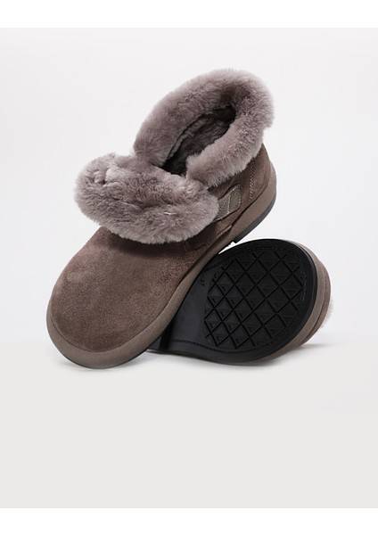 Hakiki Deri Kürklü Kadın Klasik Bot 710KZA2000 fiyatları