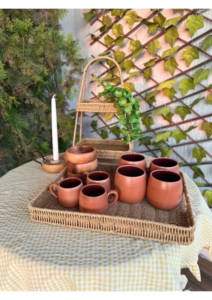 Kahverengi Rattan Orta Boy Tepsi, Doğal ve Şık Sunum Için Ideal Seçenek fırsatları