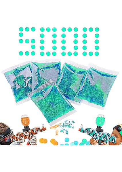 10 Paket Gel Blaster Jel Su Boncuğu Atan Oyuncak Tüfek Mermisi 7-8 mm Sadece Boncuk Gönderilir