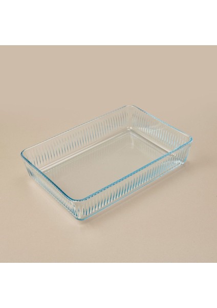 Şeffaf Fırın Tepsisi 30X20 Cm, Dayanıklı ve Kullanışlı Mutfak Gereci