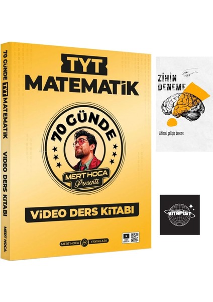 Mert Hoca Tyt 70 Günde Matematik Video Ders KİTABI+ZİHİNDENEME-KR345