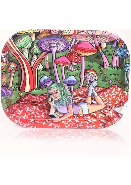 Pembe Tepsi 18X14 Cm, Şık ve Kullanışlı Ev ve Mutfak Aksesuarı