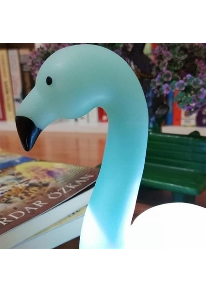 Tamarınd® Dekoratif Işık Altında Renk Değiştiren Pilli Kuğu Gece Lambası fiyatları