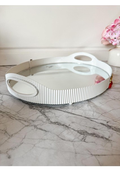 Büyük Boy Oval Tepsi, Beyaz, Şık ve Fonksiyonel Mutfağınız Için Ideal modelleri