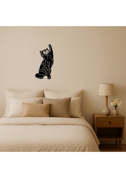 Oynayan Sevimli Kedi Tablosu - CPT107307-6990