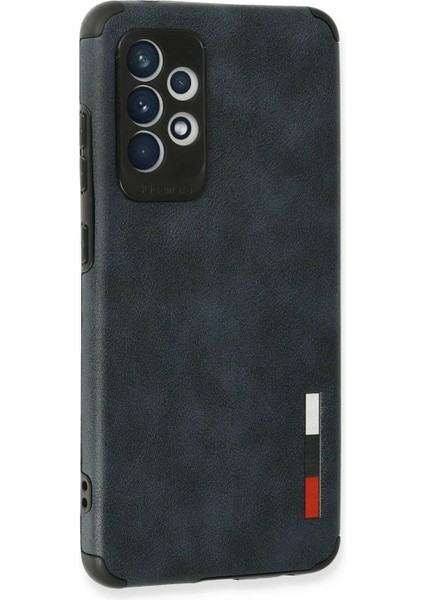 Samsung Galaxy A72 Kılıf Loop Deri Silikon - Lacivert modelleri