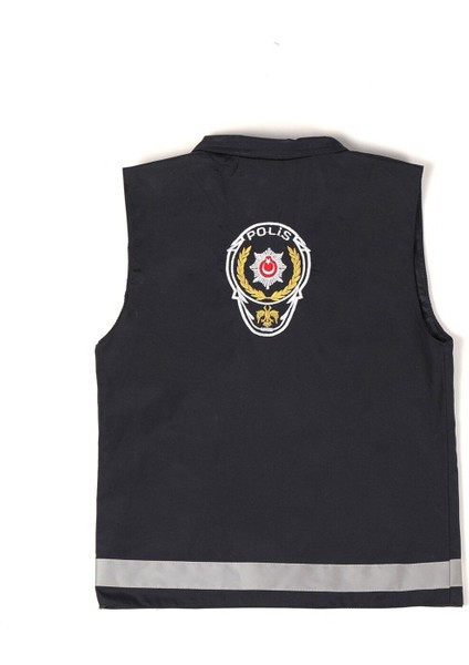Çocuklar Için Şık Mavi Polis Temalı Yelek, Eğlenceli ve Rahat Giyim Seçeneği fiyatları