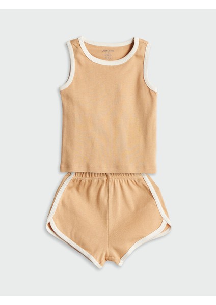 Yeni Sezon Basic Erkek Bebek Sortlu Pijama Takimi - S5GD11Z1