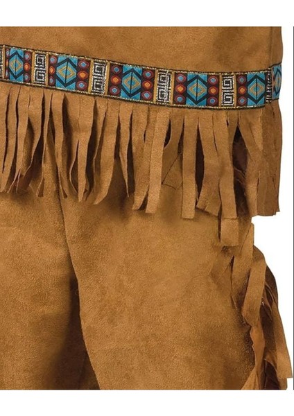 Kahverengi Erkek Çocuk Kızılderili Kostümü, Eğlenceli ve Rahat Tasarım modelleri