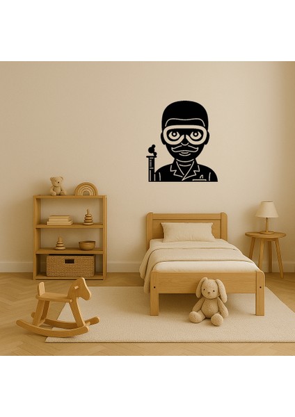 Mdf Bilim Adamı Emoji Dekoratif Tablo - CPT109045-2371 modelleri