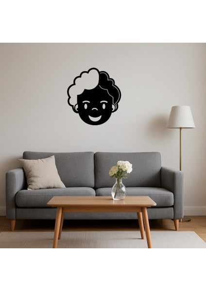 Modern Sanat Kadın Yüzü Dekoratif Duvar Tablosu - CPTD7953-1532 fırsatları