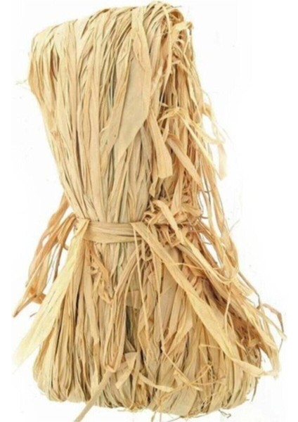 Doğal Muz Lifi Rafya Ip 100 Gr, Pembe, Hafif ve Şık El Yapımı Dekorasyon Malzemesi