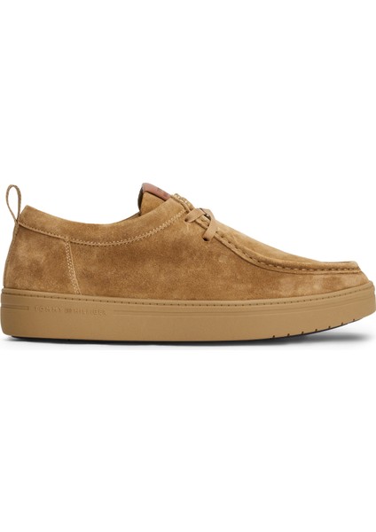 Süet Kahve Erkek Günlük Ayakkabı Modern Lıght Suede Moc Toe Shoe