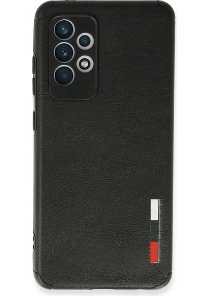 Samsung Galaxy A52 Kılıf Loop Deri Silikon - Siyah