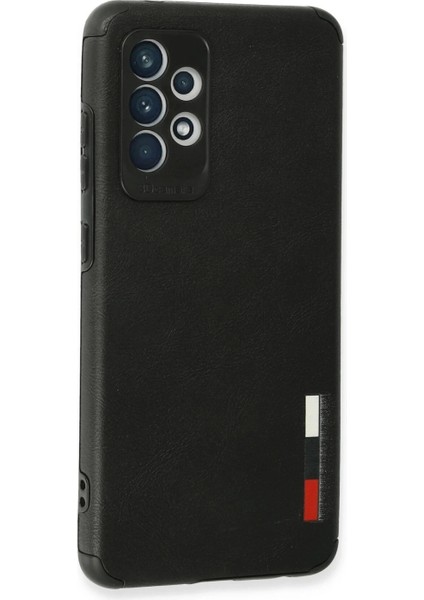 Samsung Galaxy A52 Kılıf Loop Deri Silikon - Siyah modelleri