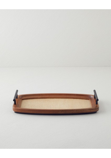 Şık Kahverengi Dekoratif Tepsi 22X37 Cm, Ev ve Ofis Için Ideal Seçim fiyatları