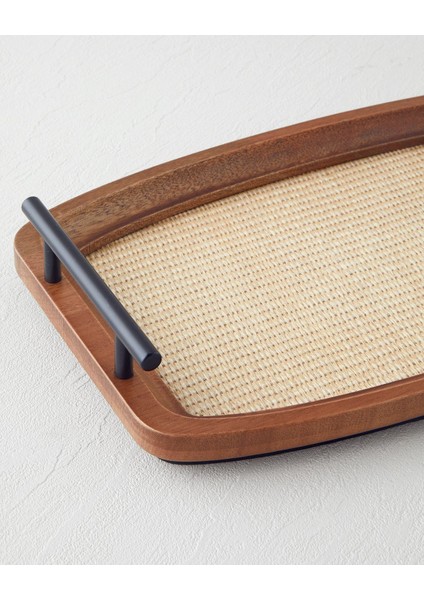 Şık Kahverengi Dekoratif Tepsi 22X37 Cm, Ev ve Ofis Için Ideal Seçim modelleri